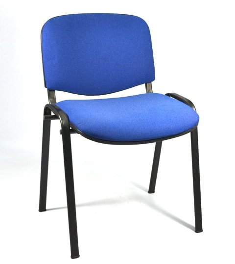 Visitor's Chair Blue / Black Frame